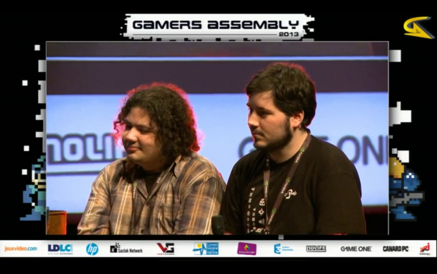 Gamers Assembly: Damien and Emerick on stage :)