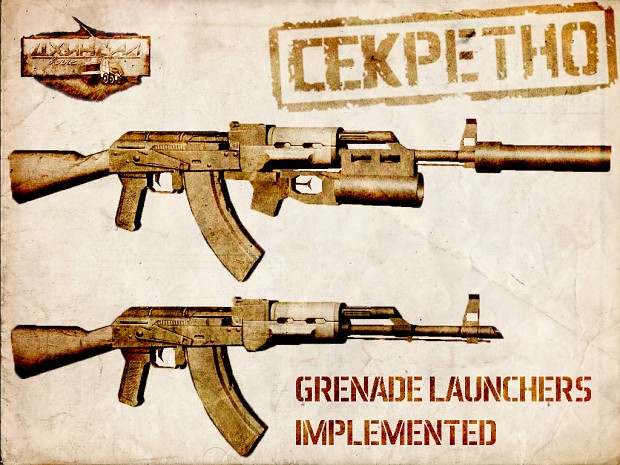 Underbarrel grenade launchers implemented