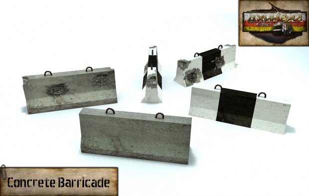 Concrete barricade - WIP