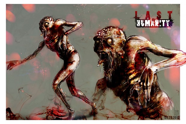 Last of Humanity: Concept Zombie Artwork (D)