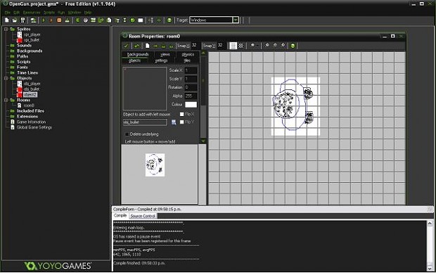 First image! Nothing but the GameMaker interface