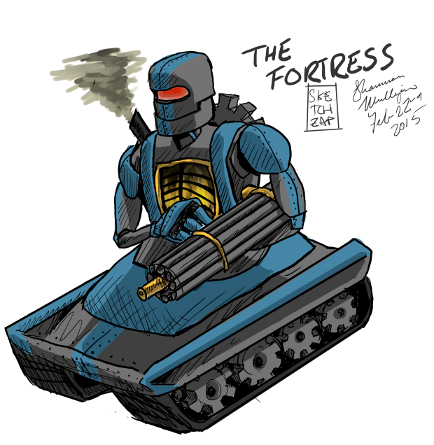 The Fortress/Tank Concept Art!