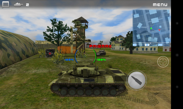 Leopard 1 in third-person view
