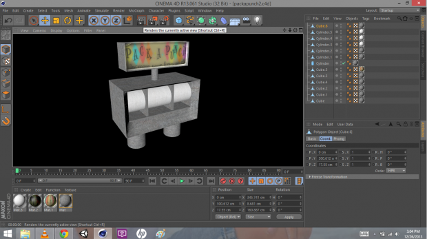 My modeled Pack-A-Punch