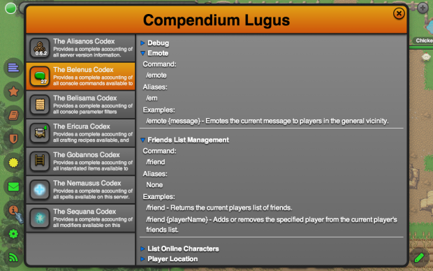 Compendium - Console Commands