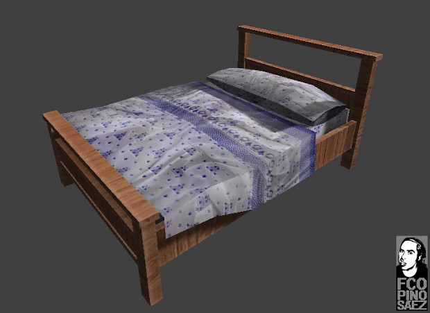 Concept of a bed in the dreams