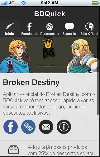 BDQuick APP para android do broken destiny