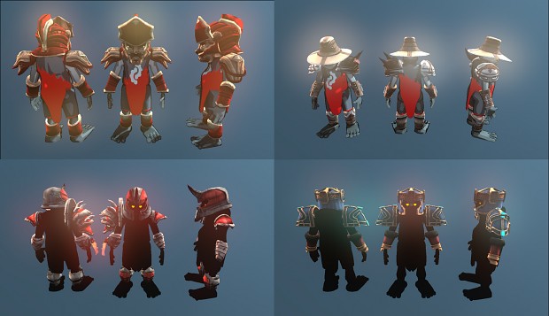 4 Armors in game