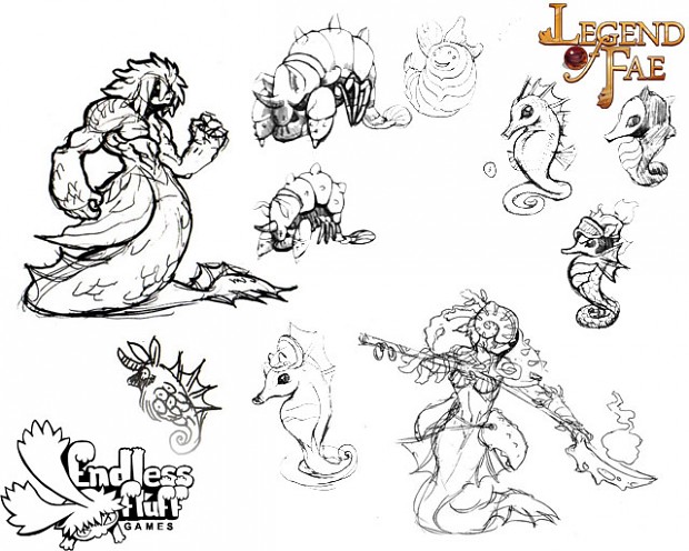 Water dwelling Fae Concepts