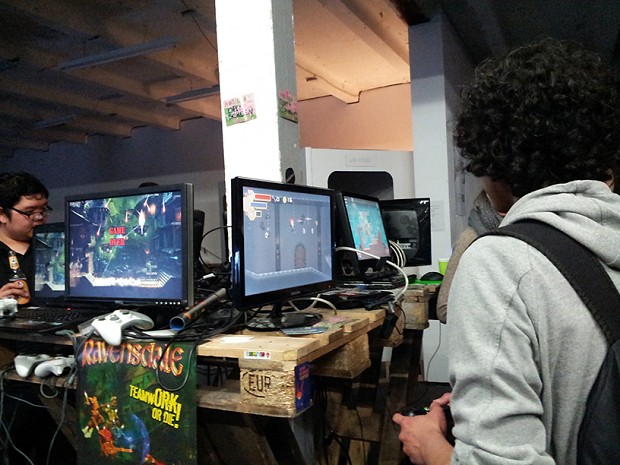 People playing Doomed'n Damned