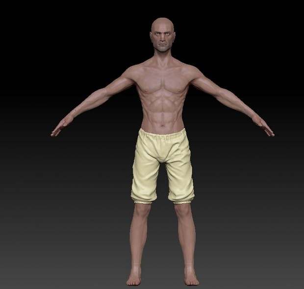 Male Adult Human Template (Body)