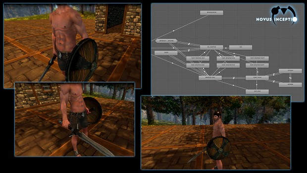 The underlying logic game character animations.