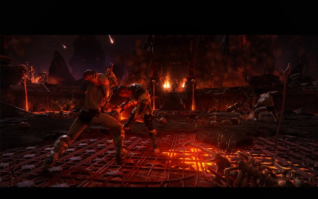 Lava coliseum in-game screenshot