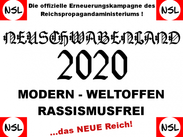 Ingame Posters: De-Nazification in Neuschwabenland
