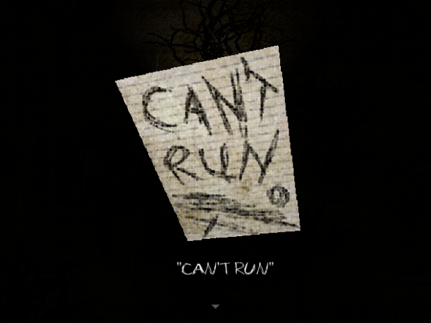 Can't run...