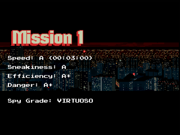 Mission 1 Score Screen