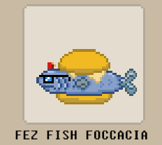 The Fez Fish Foccacia