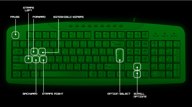 DEET Defender - keyboard controls