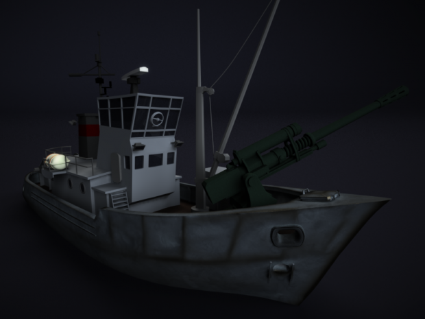 WIP HighPoly models of ship