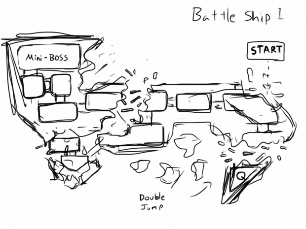 Battle Over Earth level design sketches