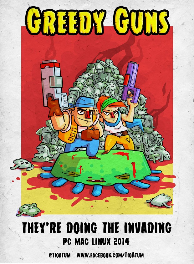 GREEDY GUNS - teaser poster