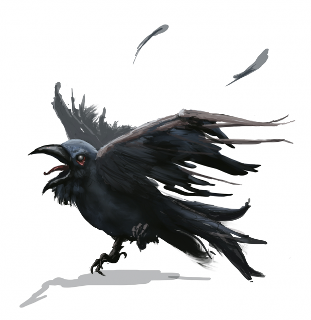 Zombie Crow Concept Art
