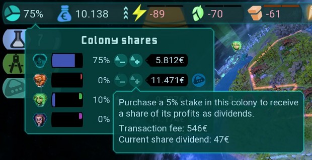 Colony Shares Redesign