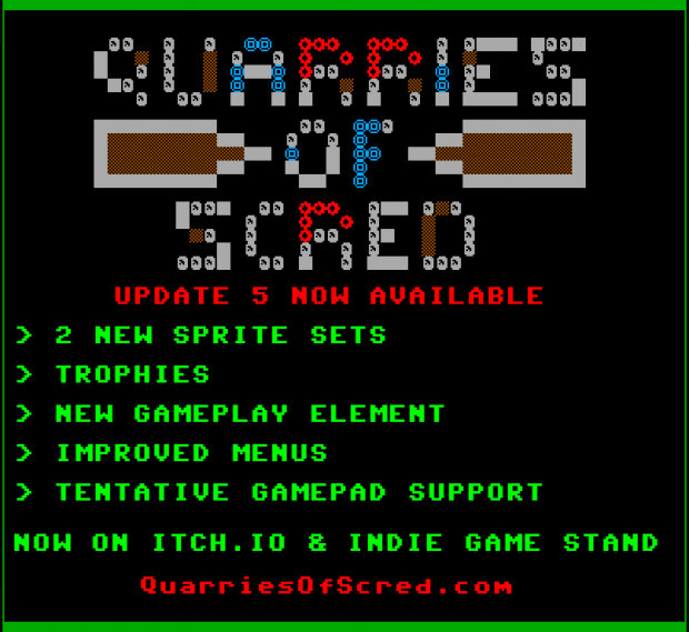 Quarries of Scred - Update 005 - Banner