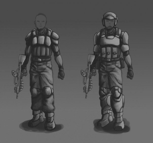 Military soldiers (Early Concept)