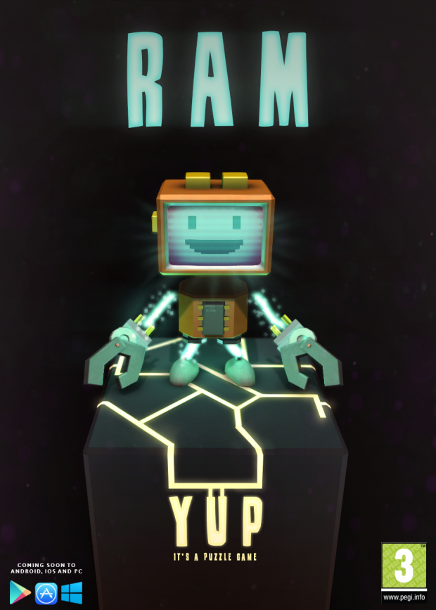 RAM! Yup, It's a Puzzle Game! Poster!