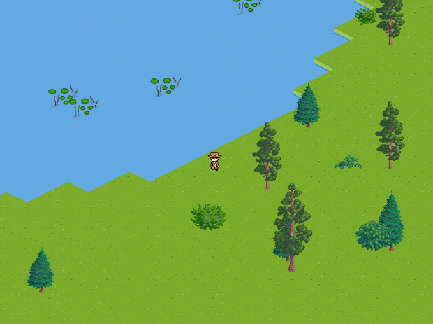 Adding forests, lakes and bushes