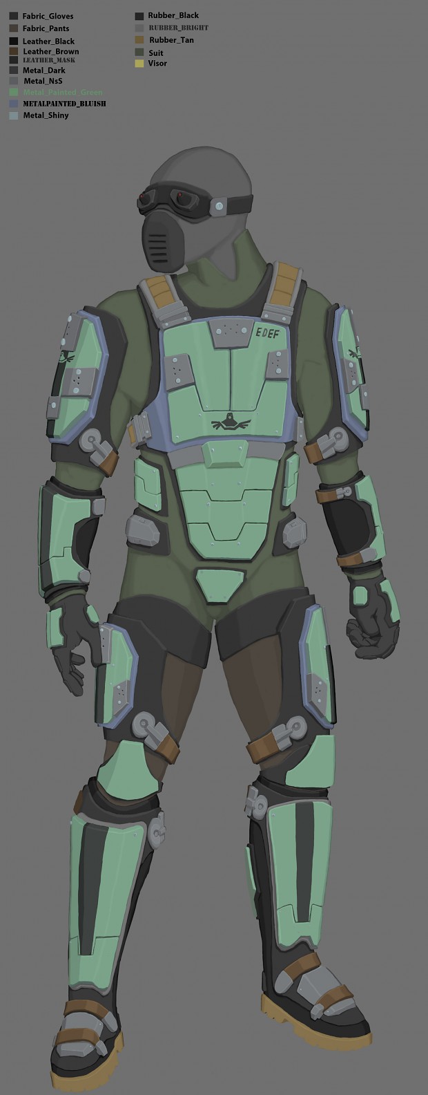 EDF Shade-Ops Character Concept.