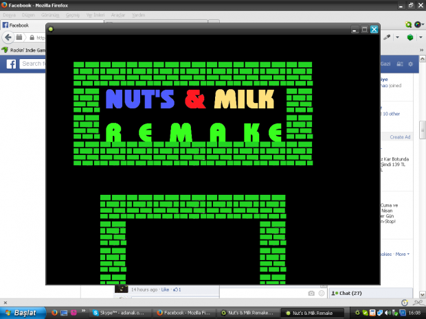 Nut's & Milk Remake Start Page