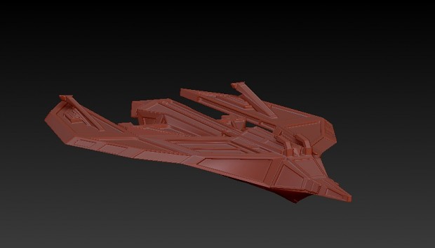 Star Conquest - Modelled Ship