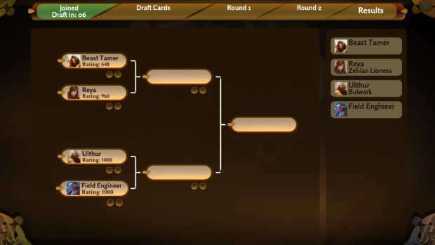 Draft Tournament Screenshot