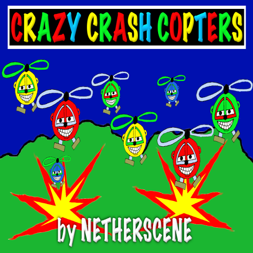 Crazy Crash Copters Art