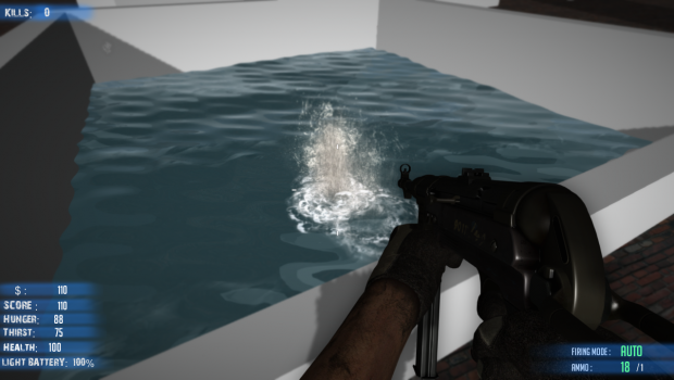 BULLET WATER IMPACT #ADDED