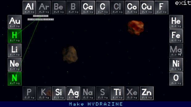 AstroSurvival Initial Screenshots