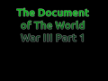 The Document Of The World War 3 Part 1