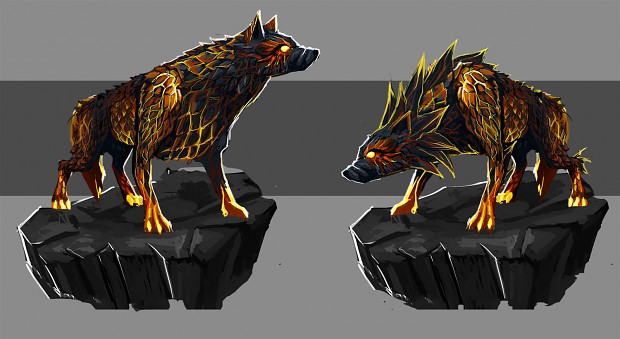 The Lava Wolf!