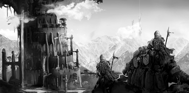 Dragon Gate - Elven City Concept Art