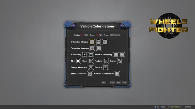 WheelsFighter v 0.1.6.1 : Vehicle inventory