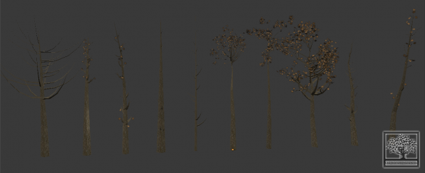 Dark Woods Trees (Last Update) by Mostafa Rashad
