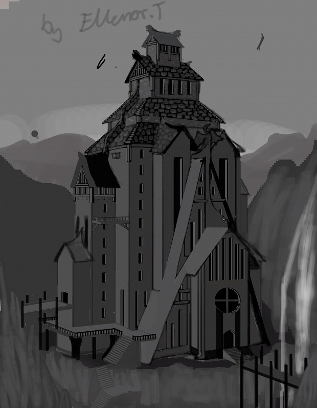WIP concept of the Norn tower