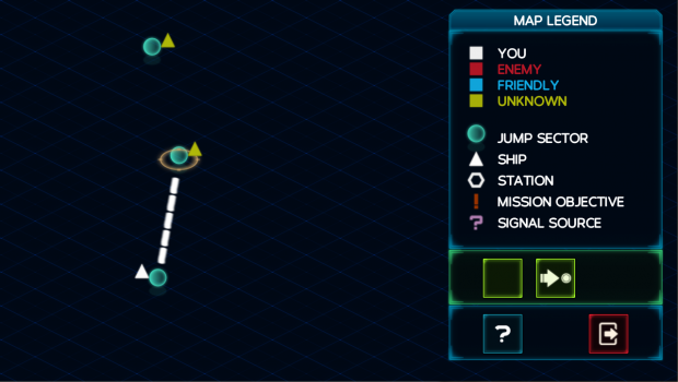 Galaxy map in Battlestation: Harbinger