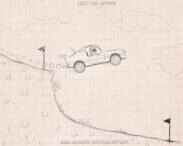 Crazy Car Jumping - Concept Sketch