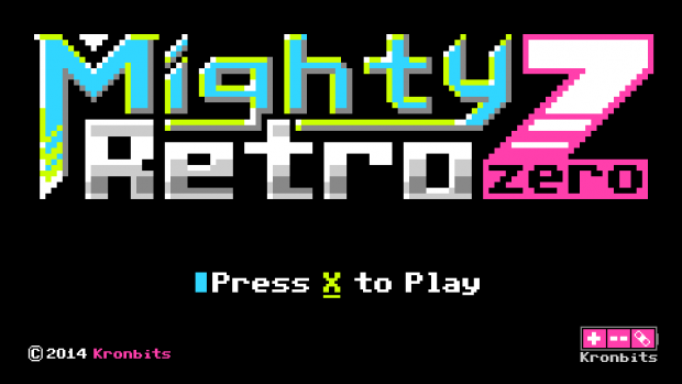 Mighty Retro Zero - Title Screen (V1)