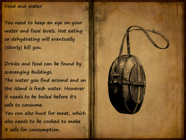 survival book - food