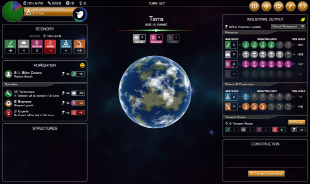 Planet View UI (WIP 2)