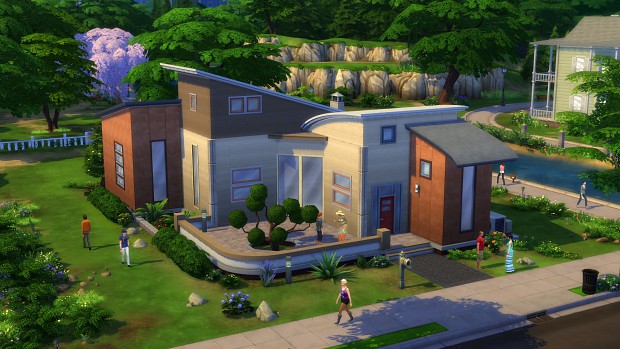 The Sims 4 Build Mode Modern Home